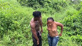 She Is Explaining What She Is Doing at the Bush at This Time of the Day