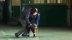 Gagged Leather Jacket Damsel 29