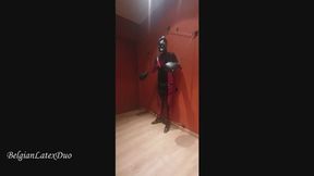 Bizarre Latex Creatures: Gasmask, Inflatable Mittens & Alien Lust