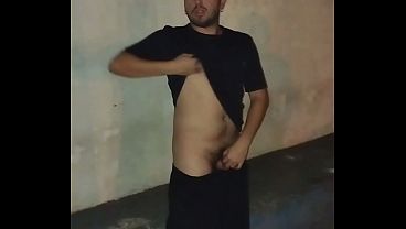 The football team finished the match and I took the opportunity to show off in public and have fun.