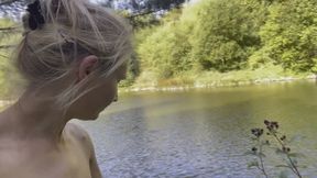 Short Naked Berry Eating Adventure by the Lake
