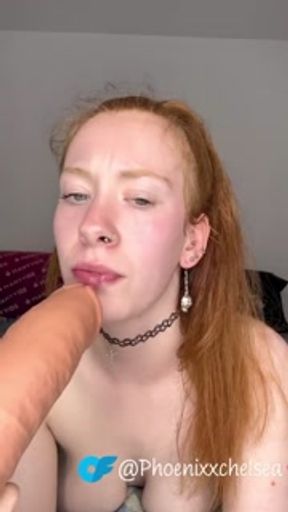 Bratty teen first time sloppy deepthroat masssibe 9 inch king covk