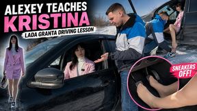 Christina driving lesson sneakers stuck revving full video 43 min