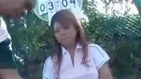 Asian Tennis Star Gets Sexy With Coach After Private Lesson