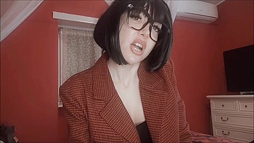 Chantal Channel and her bad puppy