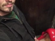 Asher Devin Piss In Public Restroom