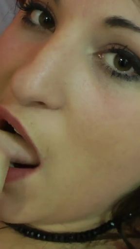 Powerful moment from &quot;A pretty chubby brunette with huge natural tits Ass fucked by an old man and a black man!&quot;