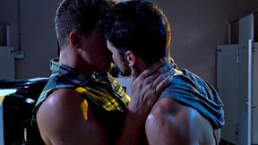 FalconStudios - Devin Franco Gets Barebacked in a Public Bathroom