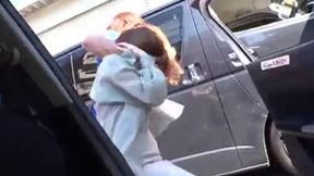 Unsighty Busty Beauty: Irresistible Encounter in Car Passenger Seat Adventure