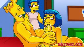 Barty fucking his friend'_s mother - The Simptoons Simpsons porn