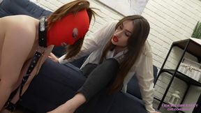 SARAH - Testing new titted slave girl X.