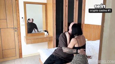 Cuckold husband watches his cheating wife fuck her lover and begs her to stop part one