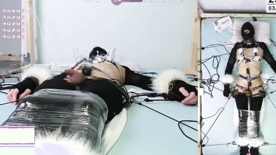 Video of self restraints to deliver a mesmerizing delivery with tight restraints_2024-03-17