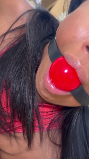 Courtney Caught in a Bondage Web 4K