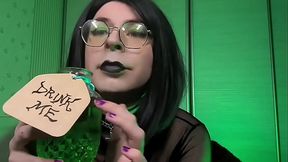 SFW / ASMR / Soft Tease - MadAlice Drink Me Bottle &quot_Greens&quot_