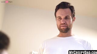 MyCreepyDad.com - Shy stepson's BBC deepthroat and ass-eating session with stepdad
