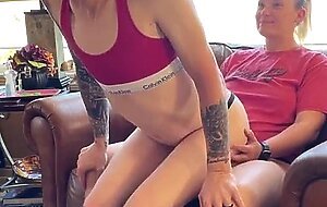 Femboi Kara Gets Pegged and Cums