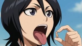 Bleach Giantess Vore Animation Yoruichi Rangiku Shrink and Devour Tiny People