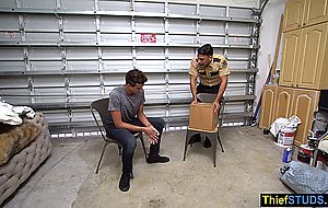 Smoking hot latin teen has to serve a horny gay cop