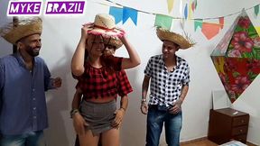 orgia tipica brasileira arraial de sao joao 2024 com nicole romanoff