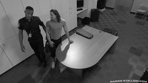 Metal butt plug in his hole