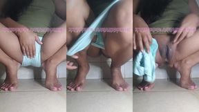 asian filipina slut squirting uncontrollably on panties sold to fan