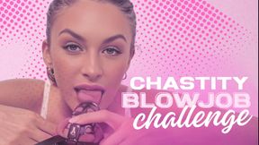 CHASTITY BLOWJOB CHALLENGE