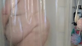 Getting clean in the shower