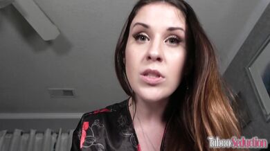 Step mom Amiee Cambridge’s fake tits bounce as she seduces you thick and hard