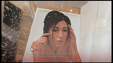 CROFT Adventures [ Hentai Game Parody PornPlay ] Ep.3 Lara loves hot shower female masturbation