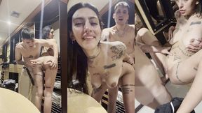 i talk dirty to her, turn her on... until she begs me to fuck her and make her my slut in the dressing room