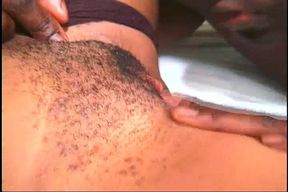 Delivery guy fucks petite cheating African girlfriend