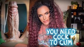 YOU NEED COCK TO CUM - Encouraged Bi, Make Me Bi, JOI by MistressRavenFD