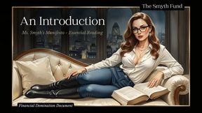 An Introduction: Ms Smyth’s Manifesto - Essential Reading { Financial Domination Document }
