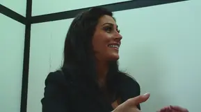 Amateur wife cheats in the elevator, licks and fucks hard