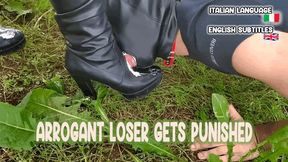 Arrogant loser gets punished - Punizione per un coglione arrogante [MOBILE] [SUB ENG]