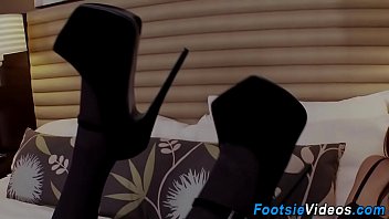 Teenagers toes cum dumped