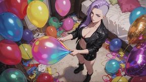 Balloons Stories #23: Lavender Sides and Bursting Skies