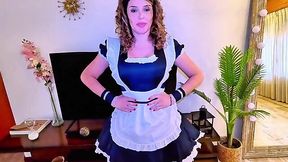 Latina maid wanna raise so I fucked her tight anal hole for it