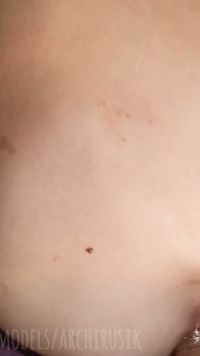 A young stepson develops his beautiful smooth hole with daddy's big dick!   Clip 1