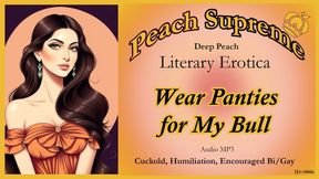 Wear Panties for my Bull [POV Erotic Audio] [cuckolding] ***MP3***