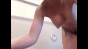 a slut girlfriend rides on a big shaft on webcam