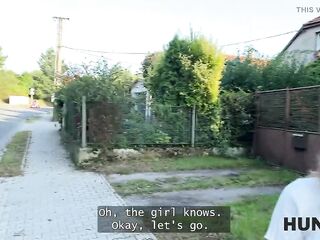 HUNT4K. Horny babe pleased big cock with her sweet tongue and pussy