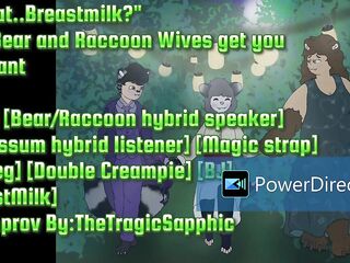 Your Bear Hotty and Raccoon Beauty get u Preggo [FF4F] [Bear/Raccoon hybrid speaker] [Oppossum hybrid listener] [Magic thong] [Impreg]