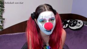 Mean clown makes you her foot bitch