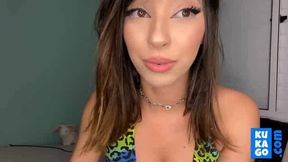 Submissive Latina Teen: Solo JOI Role-Play with Footjob