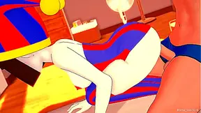 Pomnis Steamy Shower Surprise in Digital Circus Fantasy Fuckfest