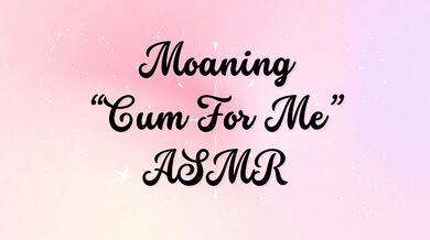 CUM FOR ME on repeat ASMR Audioporn