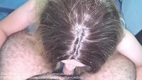 My Straight Stepbrother Saw Me in the Shower, I Made Him Come in and Eat My Ass Until He Came in My Mouth