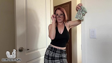 Stepmom Disciplines A Panty Thief